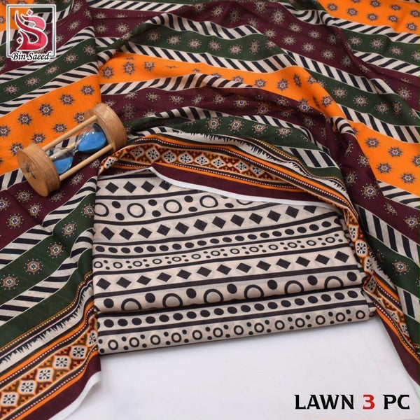 Bin Saeed 3PC Lawn