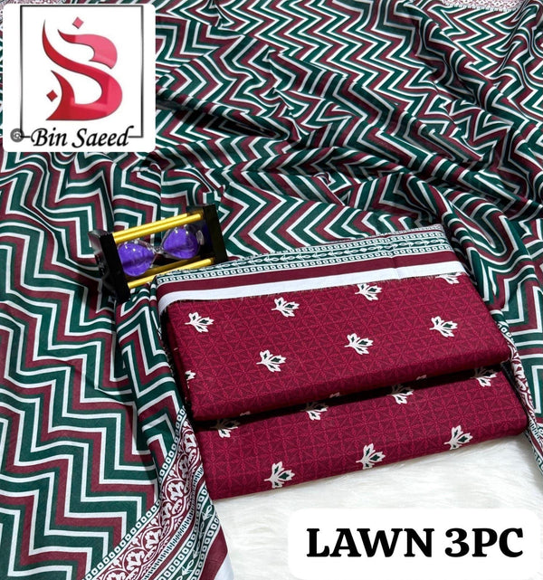 Bin Saeed 3PC Lawn