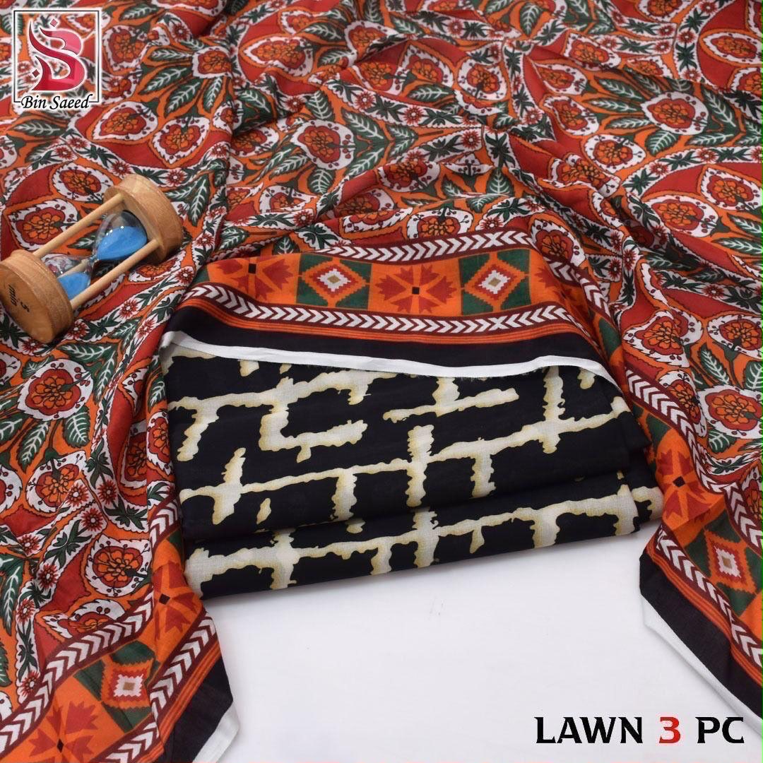Bin Saeed 3PC Lawn