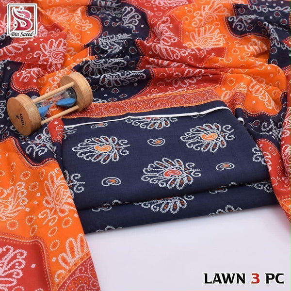 Bin Saeed 3PC Lawn