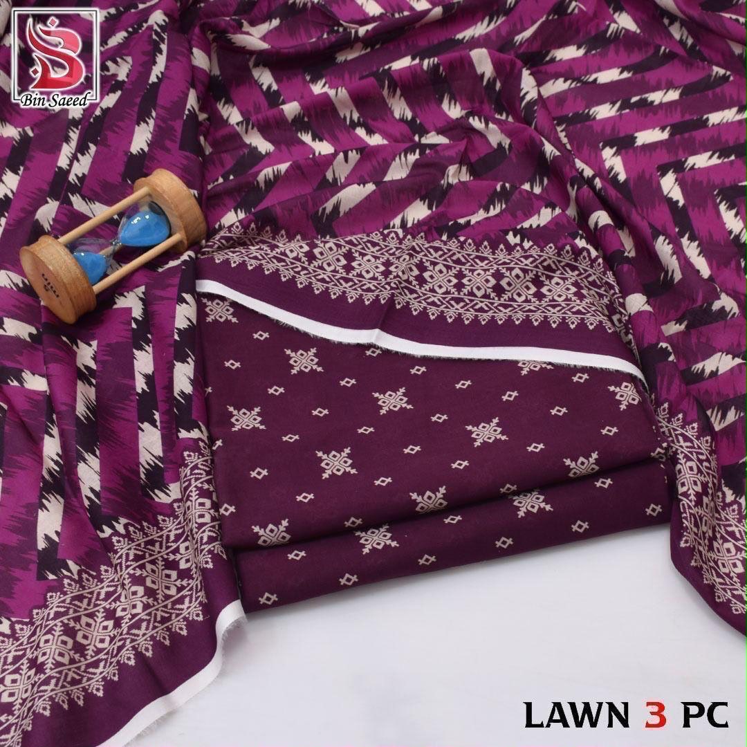 Bin Saeed 3PC Lawn
