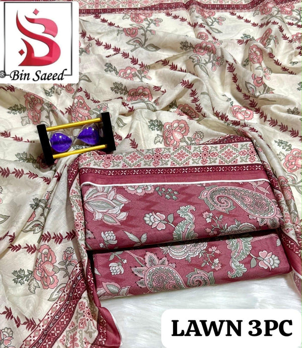 Bin Saeed 3PC Lawn