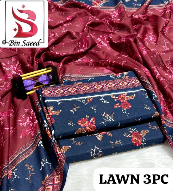 Bin Saeed 3PC Lawn